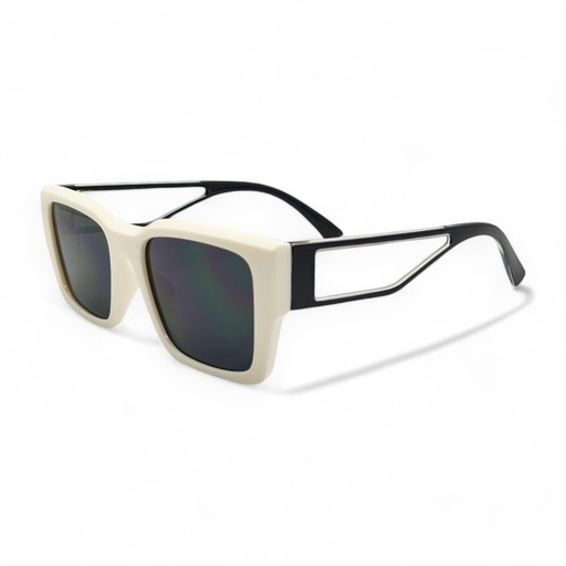 [9340457034922] NG Sunglasses | McQueen Ivory | White and Black | 8235