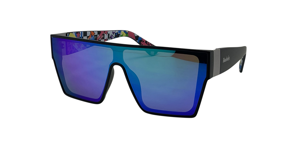 Rocko's Live and Let Live | C21 | UV Protection | Sunglasses | Black Frame | Green Revo