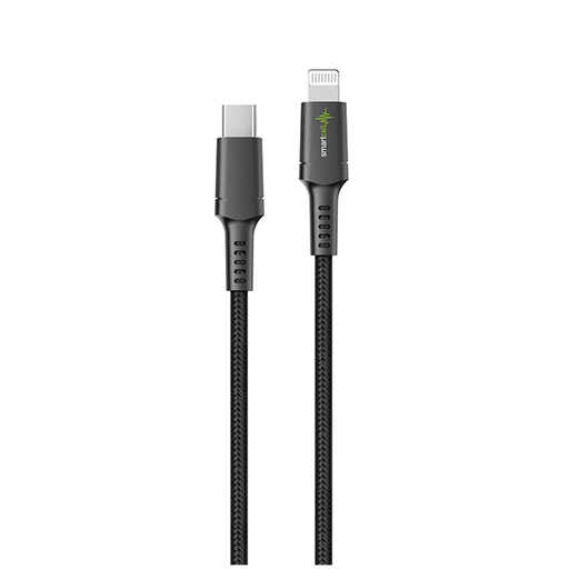 [9337217027966] Smartcell Braided Type-C to Lighting Cable 1.5m