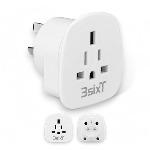 [9318018149033] 3SIXT Travel Adaptor World to AUS/NZ