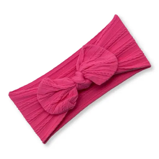 [9340457027917] Baby Bows (Dark Pink)