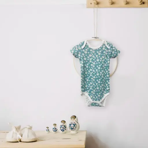 [9340457028426] Baby Romper (Daisys, 3mths)