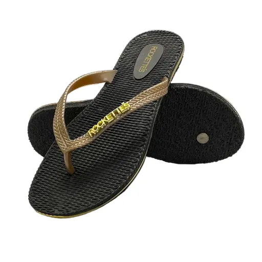 [9340457022028] Rockette's Platinum Weave (Black/Gold, 07)