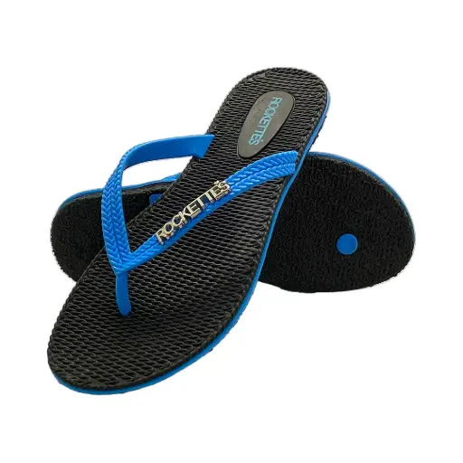 [rweaveblkblu11] Rockette's Platinum Weave (Black/Blue, 11)