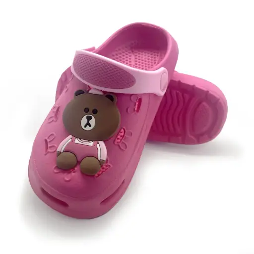 [9337217000716] Rocko's Pebbles Clogs Model 822  (Dark Pink, 24)