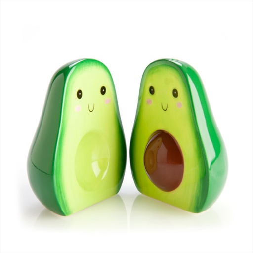 [9318051133075] Flavour Mates Avocado Salt & Pepper Set