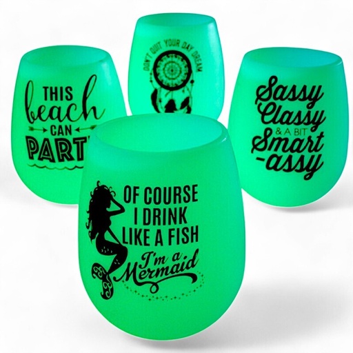 [9318051133860] Glow In The Dark Wine Cup