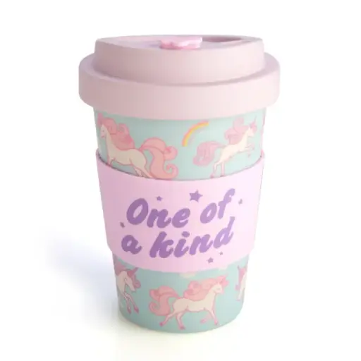 [9318051138438] Eco-To-Go Unicorn Bamboo Travel Mug
