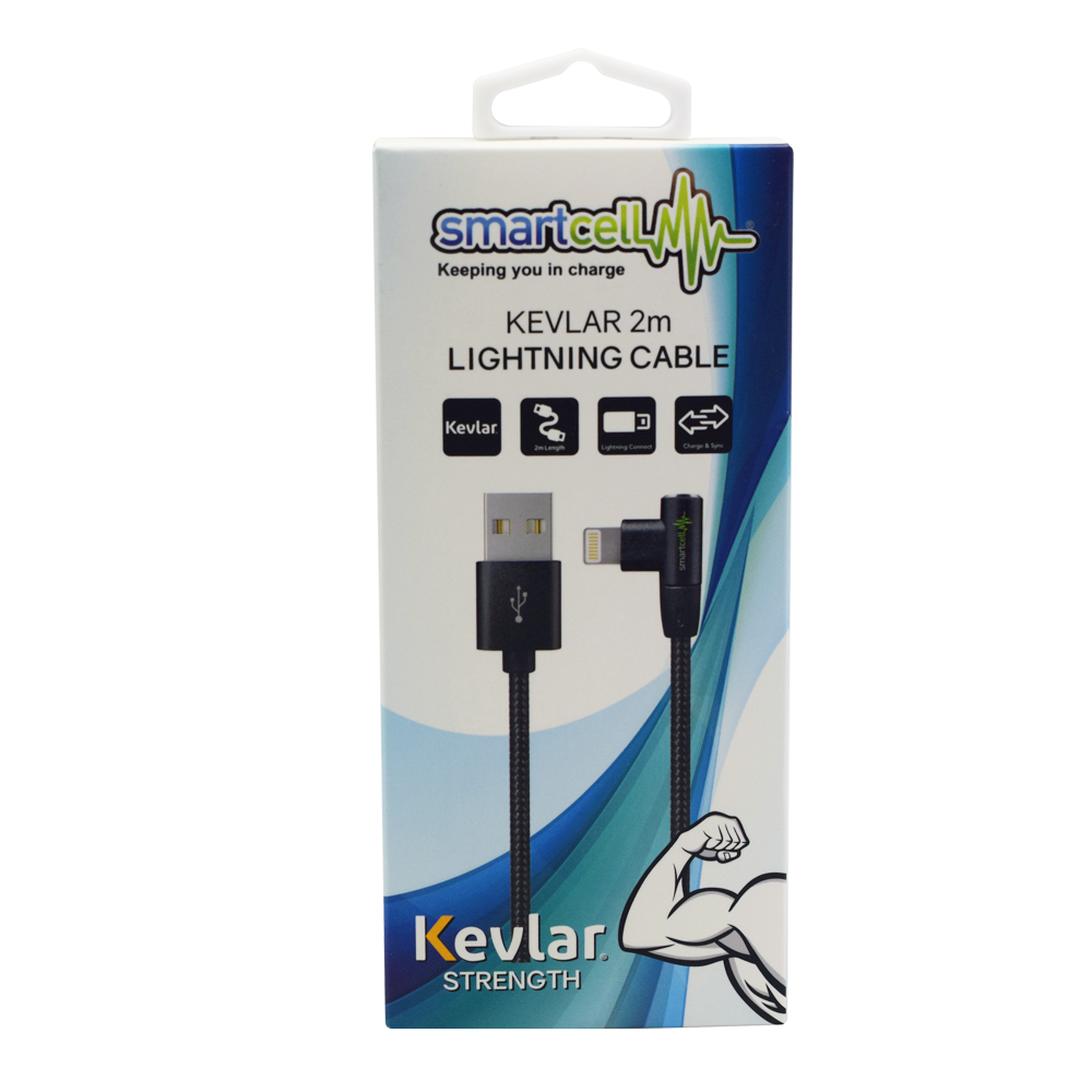 Smartcell Kevlar Lightning Cable 2m